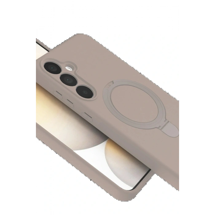 CPT05 Samsung Galaxy A55 5G Regal Magsafe Standlı Kapak - Çöl Titanyum