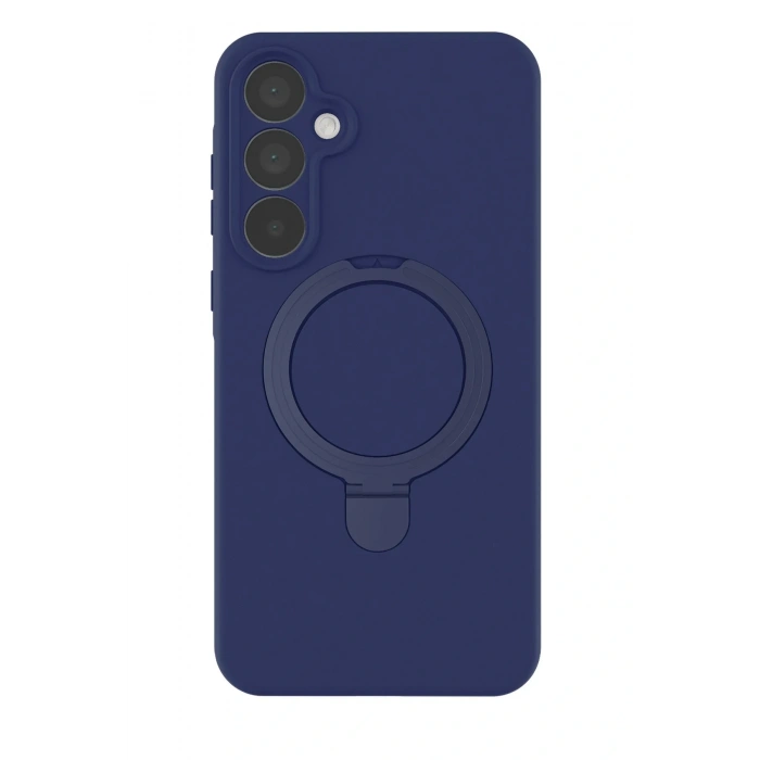 CPT05 Samsung Galaxy A55 5G Regal Magsafe Standlı Kapak - Lacivert