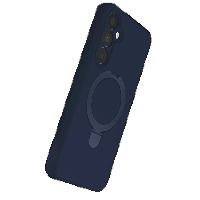 CPT05 Samsung Galaxy A55 5G Regal Magsafe Standlı Kapak - Lacivert