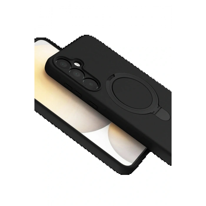 CPT05 Samsung Galaxy A55 5G Regal Magsafe Standlı Kapak - Siyah