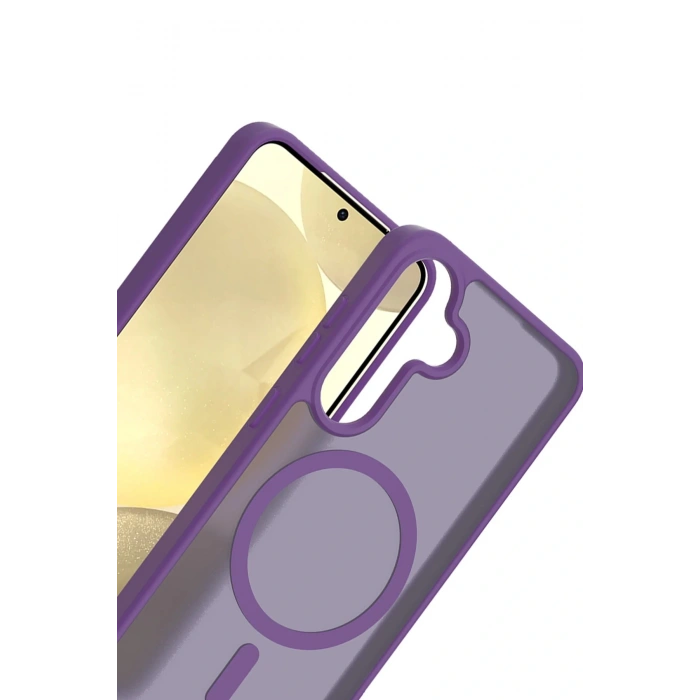 CPT05 Samsung Galaxy A56 Jota Magsafe Kapak - Derin Mor