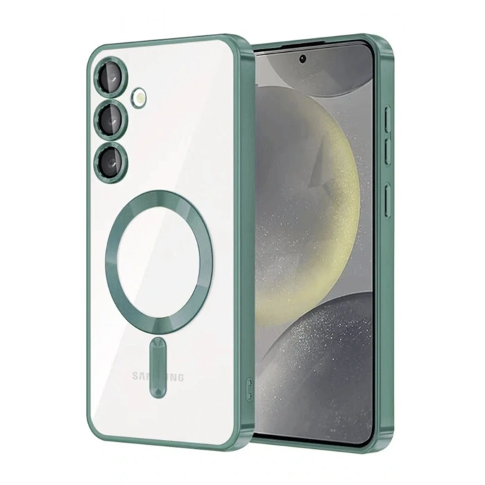 CPT05 Samsung Galaxy A56 Kross Magneticsafe Kapak - Koyu Yeşil