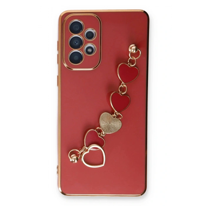 CPT05 Samsung Galaxy A73 5G Kılıf Esila Silikon - Kırmızı