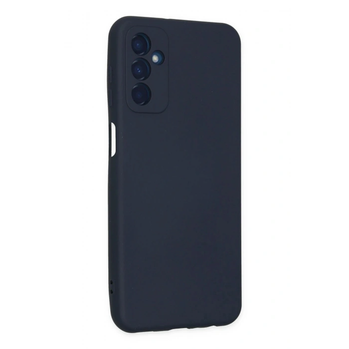 CPT05 Samsung Galaxy M23 Kılıf Nano içi Kadife Silikon - Lacivert