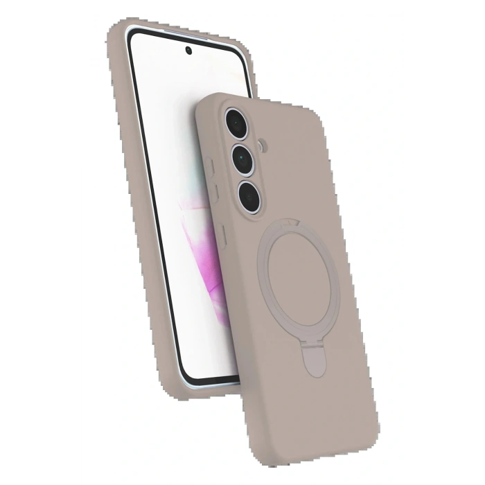 CPT05 Samsung Galaxy S24 FE Regal Magsafe Standlı Kapak - Çöl Titanyum