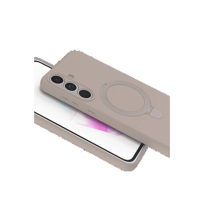 CPT05 Samsung Galaxy S24 FE Regal Magsafe Standlı Kapak - Çöl Titanyum