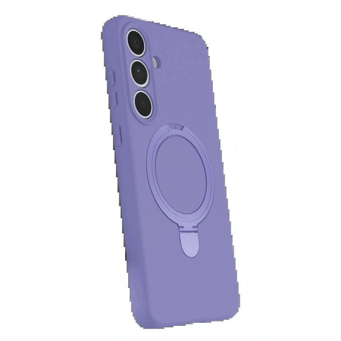 CPT05 Samsung Galaxy S24 FE Regal Magsafe Standlı Kapak - Lila