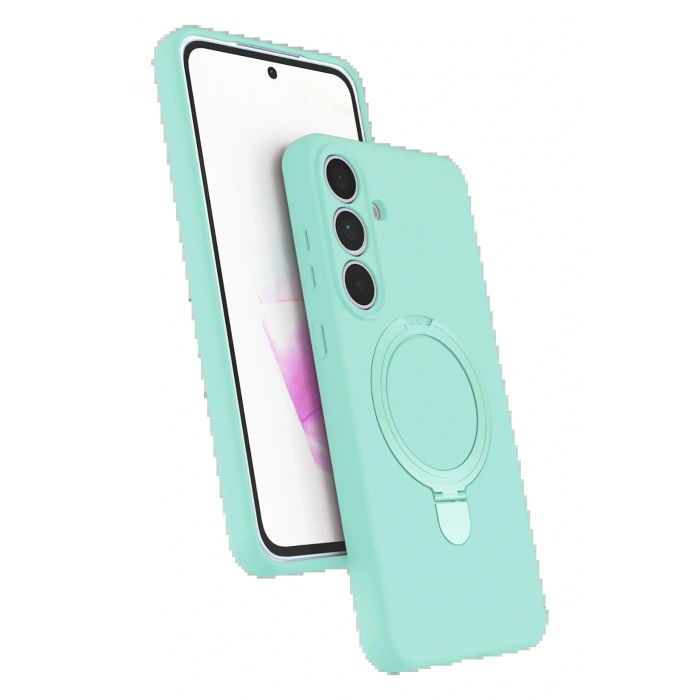 CPT05 Samsung Galaxy S24 FE Regal Magsafe Standlı Kapak - Su Yeşili