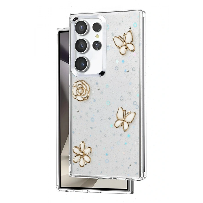 CPT05 Samsung Galaxy S24 Ultra Fiyonk Desenli Kapak - Desen 2