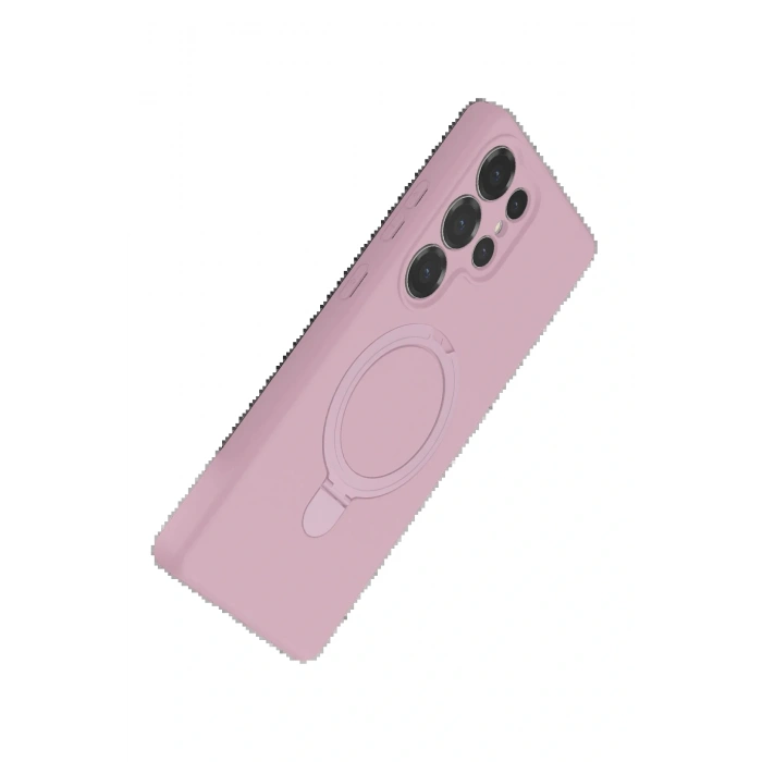 CPT05 Samsung Galaxy S24 Ultra Regal Magsafe Standlı Kapak - Açık Pembe