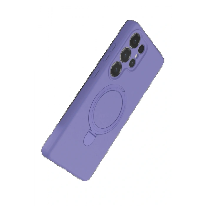 CPT05 Samsung Galaxy S24 Ultra Regal Magsafe Standlı Kapak - Lila