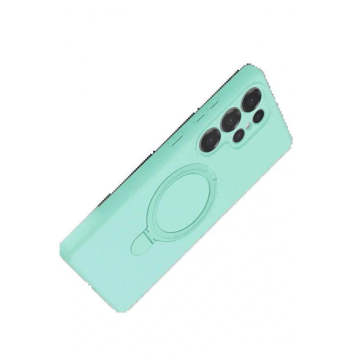 CPT05 Samsung Galaxy S24 Ultra Regal Magsafe Standlı Kapak - Su Yeşili