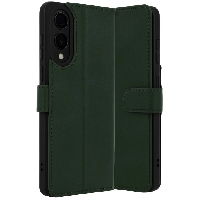 CPT05 Samsung Galaxy S25 Edge Trend S Plus Kapaklı Kılıf - Koyu Yeşil