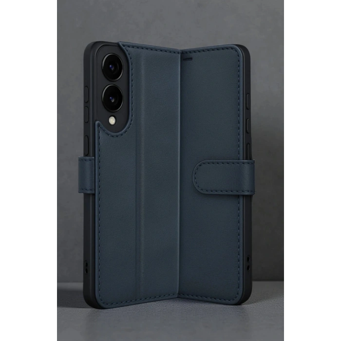 CPT05 Samsung Galaxy S25 Edge Trend S Plus Kapaklı Kılıf - Lacivert