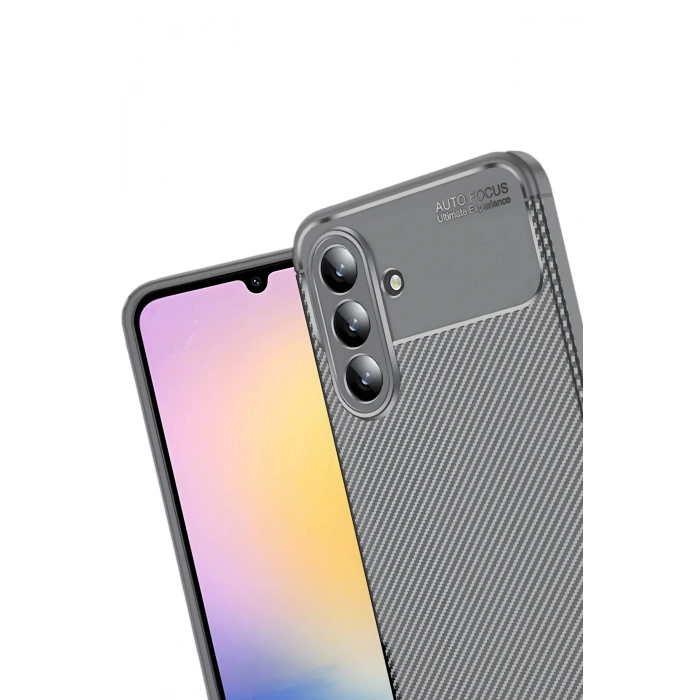 CPT05 Samsung Galaxy S25 FE Auto Focus Karbon Kapak - Gri