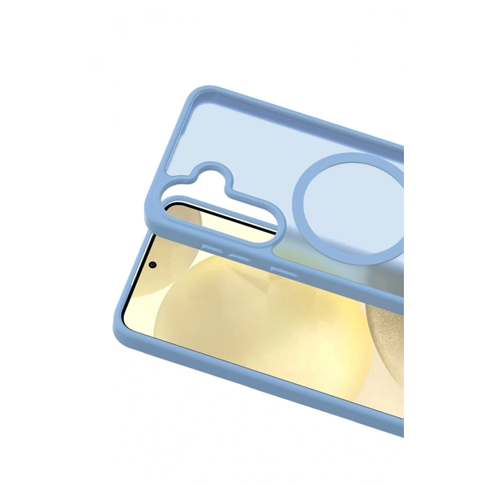 CPT05 Samsung Galaxy S25 FE Jota Magsafe Kapak - Açık Mavi