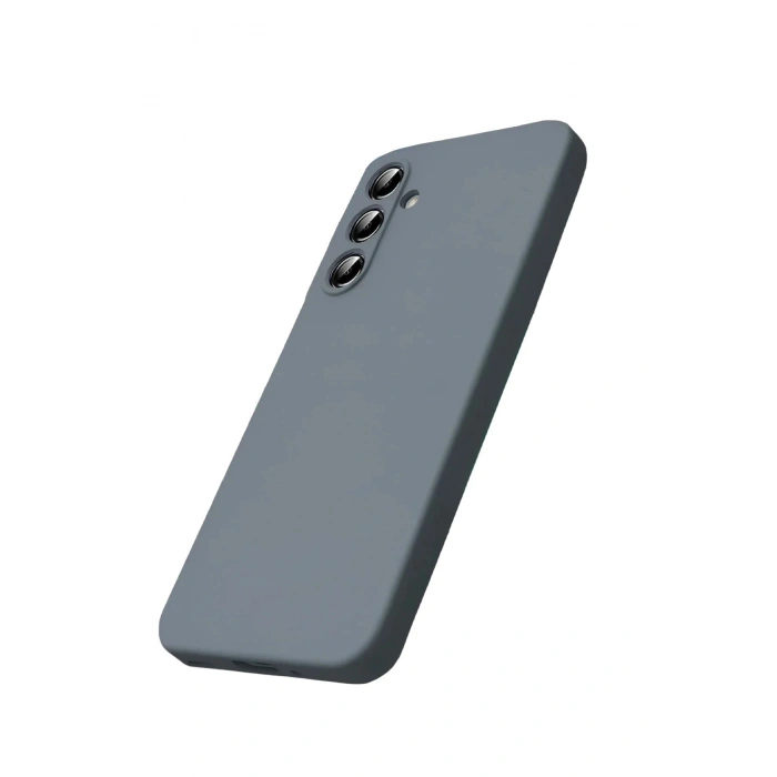 CPT05 Samsung Galaxy S25 FE Kılıf Nano içi Kadife Silikon - Gri