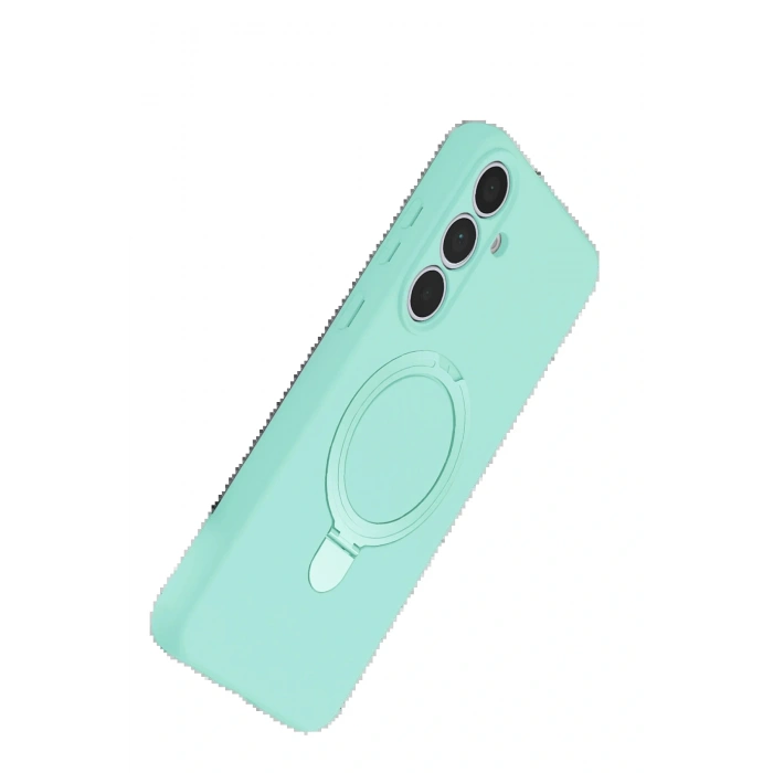 CPT05 Samsung Galaxy S25 FE Regal Magsafe Standlı Kapak - Su Yeşili