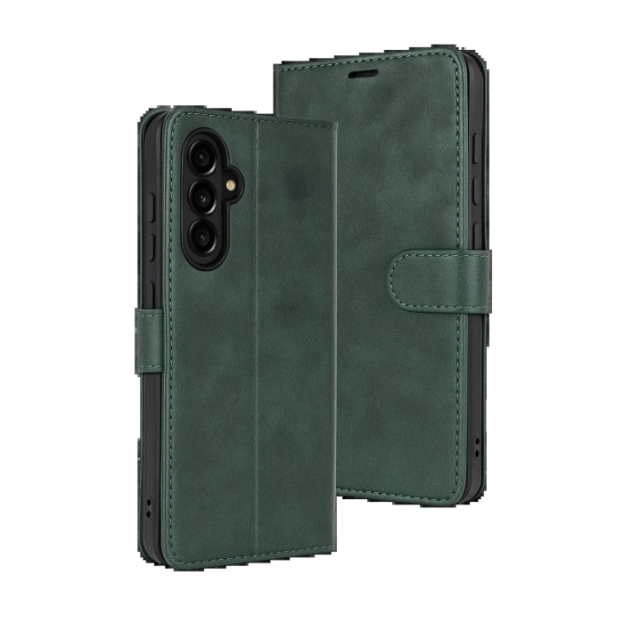 CPT05 Samsung Galaxy S25 FE Trend S Plus Kapaklı Kılıf - Yeşil