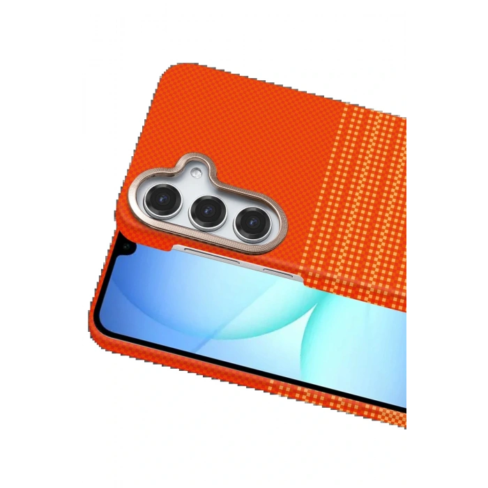 CPT05 Samsung Galaxy S25 FE Vega Magsafe Kapak - Sarı