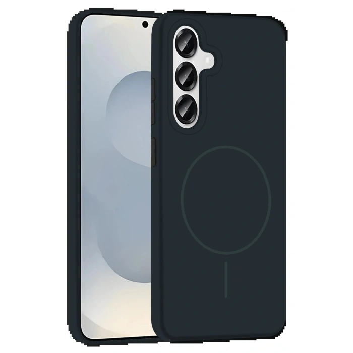 CPT05 Samsung Galaxy S25 Kılıf Jully Magsafe Kapak - Füme