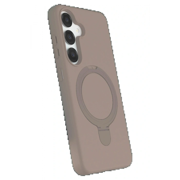 CPT05 Samsung Galaxy S25 Regal Magsafe Standlı Kapak - Çöl Titanyum