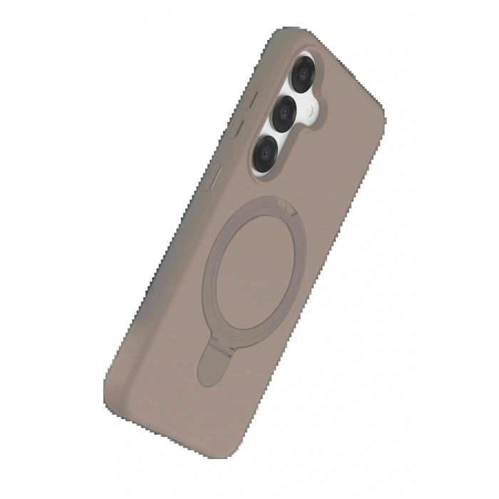 CPT05 Samsung Galaxy S25 Regal Magsafe Standlı Kapak - Çöl Titanyum