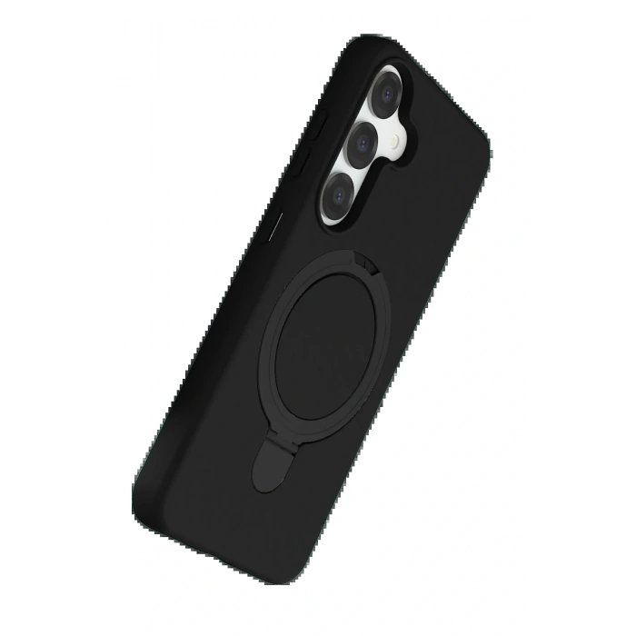 CPT05 Samsung Galaxy S25 Regal Magsafe Standlı Kapak - Siyah