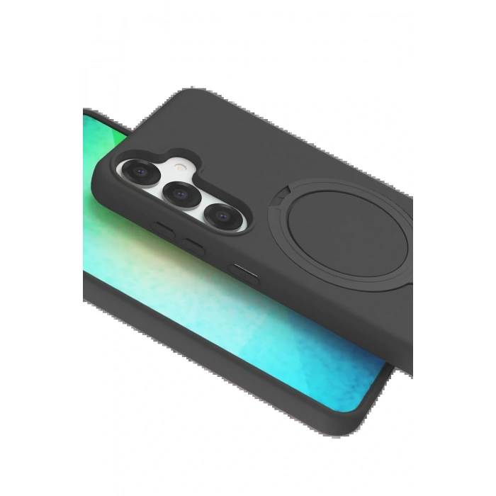 CPT05 Samsung Galaxy S25 Regal Magsafe Standlı Kapak - Titan Gri