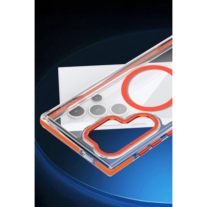 CPT05 Samsung Galaxy S25 Ultra Bella Magsafe Kapak - Siyah