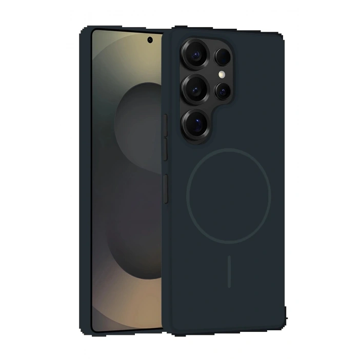 CPT05 Samsung Galaxy S25 Ultra Kılıf Jully Magsafe Kapak - Füme