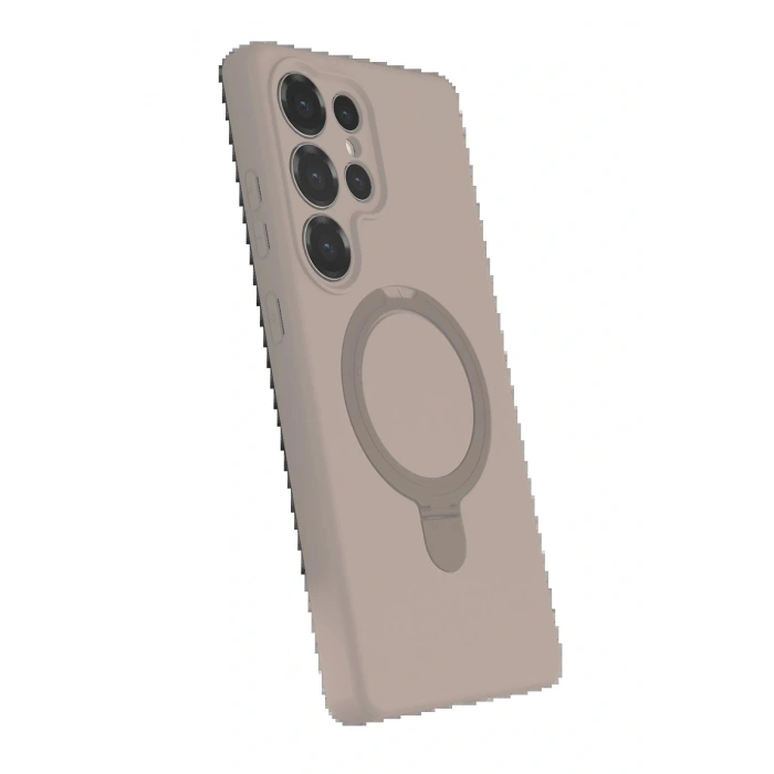 CPT05 Samsung Galaxy S25 Ultra Regal Magsafe Standlı Kapak - Çöl Titanyum