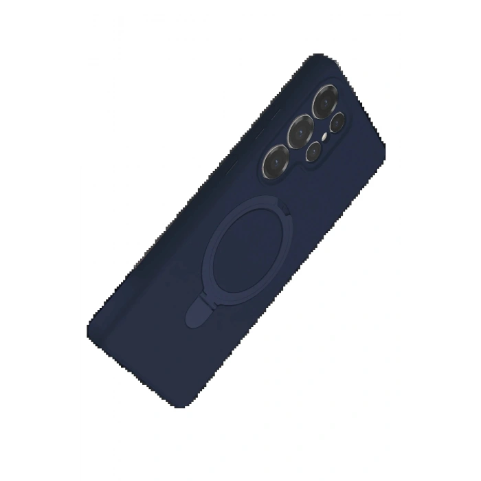 CPT05 Samsung Galaxy S25 Ultra Regal Magsafe Standlı Kapak - Lacivert