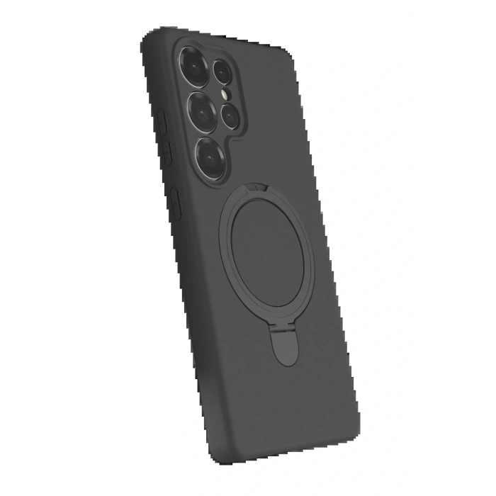 CPT05 Samsung Galaxy S25 Ultra Regal Magsafe Standlı Kapak - Titan Gri