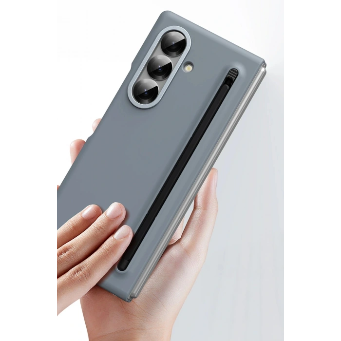 CPT05 Samsung Galaxy Z Fold 6 Hole Fold Kapak - Titan Gri