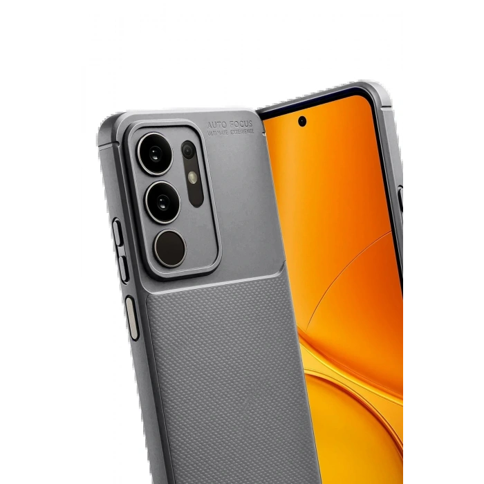 CPT05 Vivo Y29 4G Auto Focus Karbon Kapak - Gri