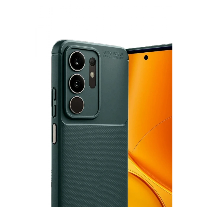 CPT05 Vivo Y29 4G Auto Focus Karbon Kapak - Koyu Yeşil