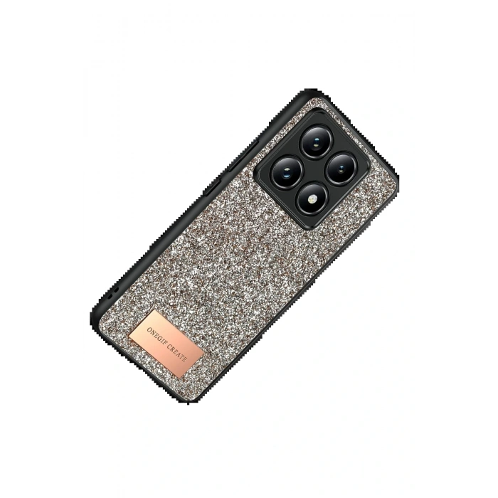 CPT05 Xiaomi Mi 14T Pro Bright Simli Kapak - Gold