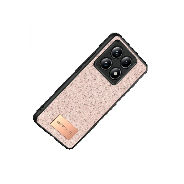 CPT05 Xiaomi Mi 14T Pro Bright Simli Kapak - Pembe