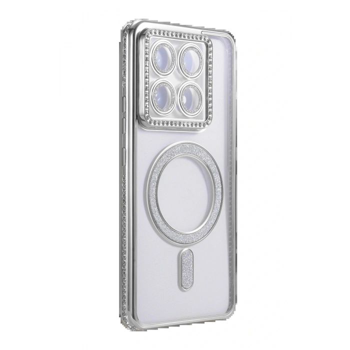 CPT05 Xiaomi Mi 14T Pro Joke Simli Magneticsafe Kılıf - Gümüş