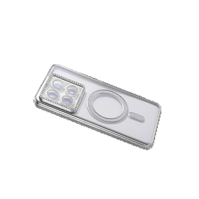 CPT05 Xiaomi Mi 14T Pro Joke Simli Magneticsafe Kılıf - Gümüş