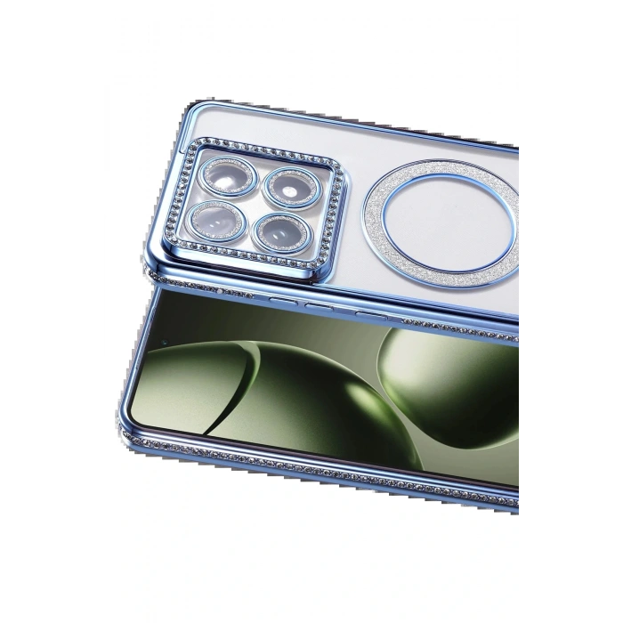 CPT05 Xiaomi Mi 14T Pro Joke Simli Magneticsafe Kılıf - Mavi