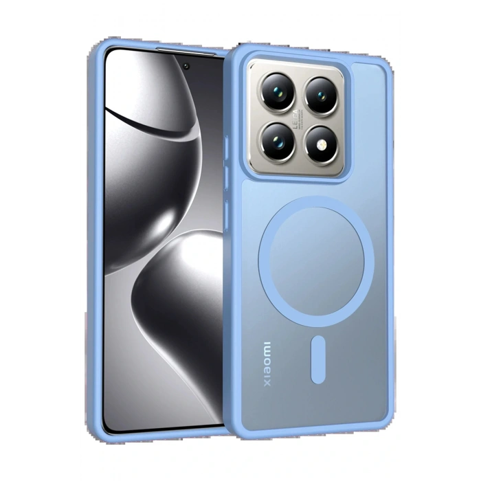 CPT05 Xiaomi Mi 14T Pro Jota Magsafe Kapak - Açık Mavi