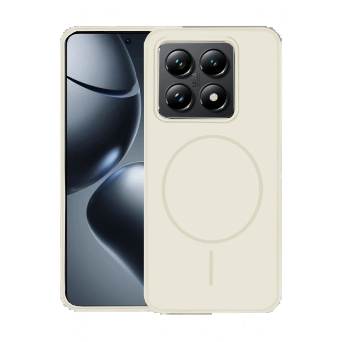 CPT05 Xiaomi Mi 14T Pro Kılıf Jully Magsafe Kapak - Pudra