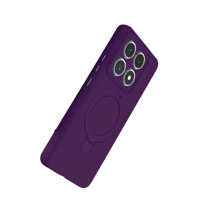 CPT05 Xiaomi Mi 14T Pro Regal Magsafe Standlı Kapak - Derin Mor