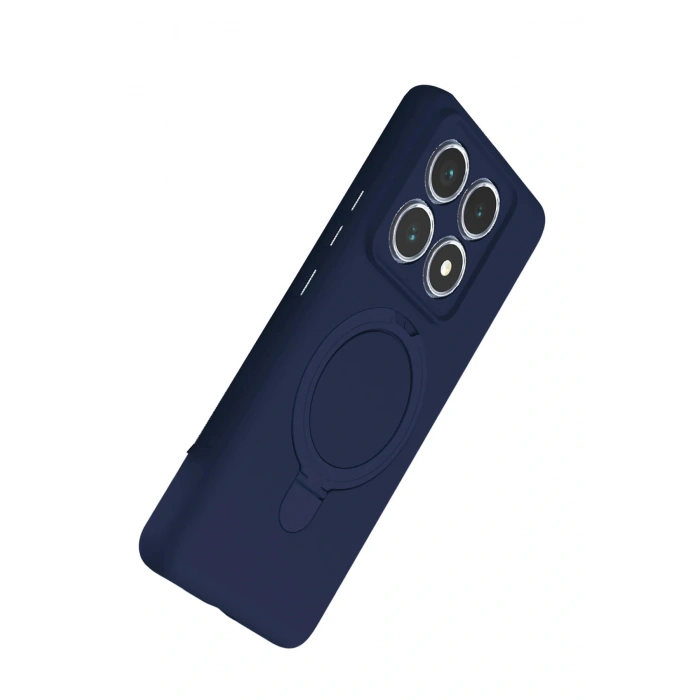 CPT05 Xiaomi Mi 14T Pro Regal Magsafe Standlı Kapak - Lacivert