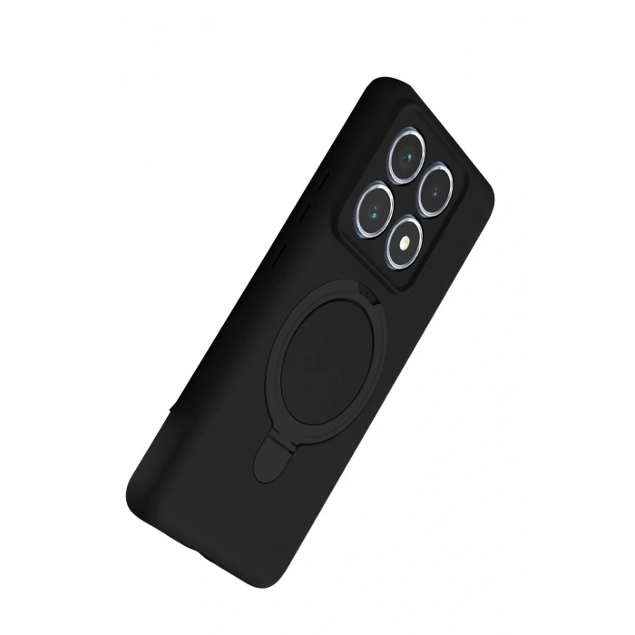 CPT05 Xiaomi Mi 14T Pro Regal Magsafe Standlı Kapak - Siyah