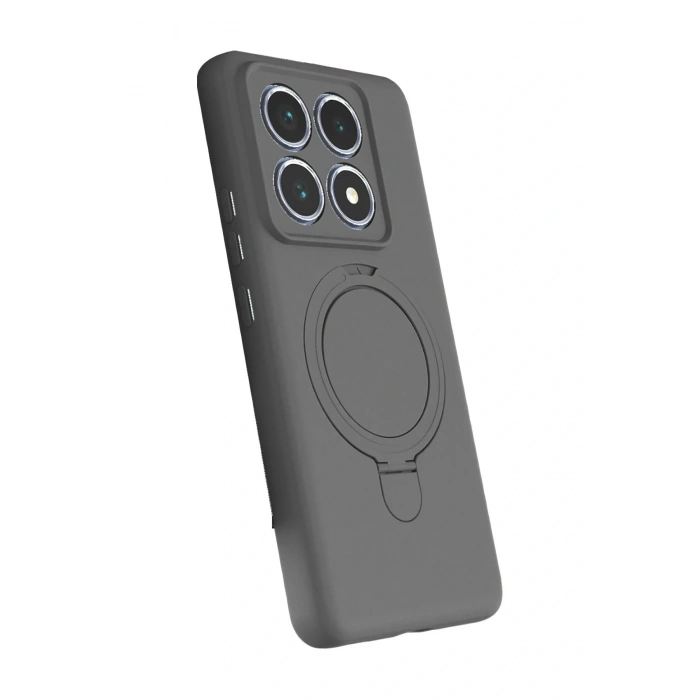 CPT05 Xiaomi Mi 14T Pro Regal Magsafe Standlı Kapak - Titan Gri