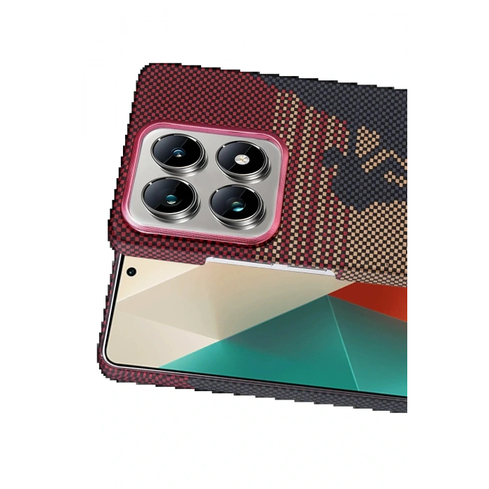 CPT05 Xiaomi Mi 14T Pro Vega Magsafe Kapak - Kırmızı