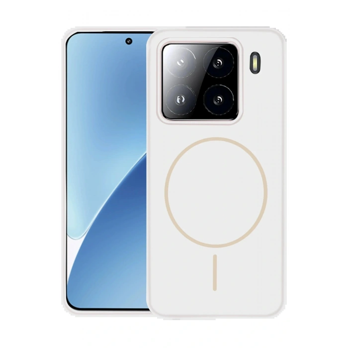 CPT05 Xiaomi Mi 15 Kılıf Jully Magsafe Kapak - Beyaz